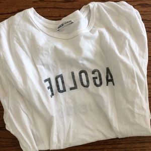 Agolde white tee shirt